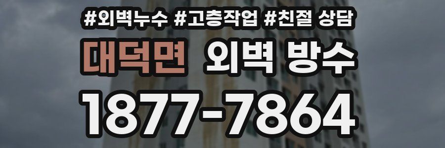 대덕면 외벽 방수