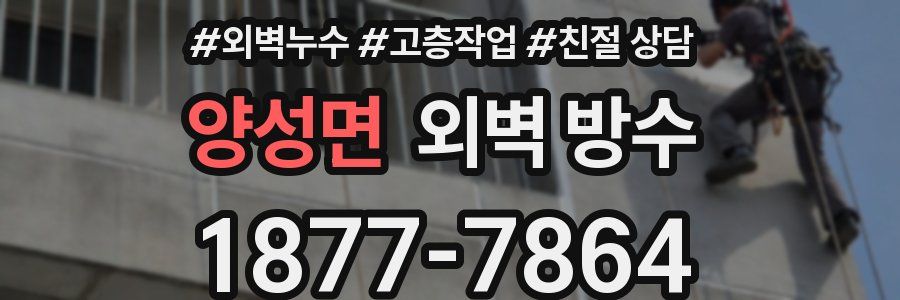 양성면 외벽 방수