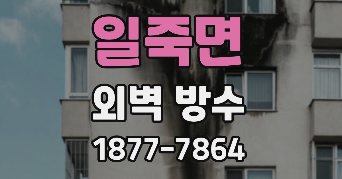 일죽면 외벽 방수
