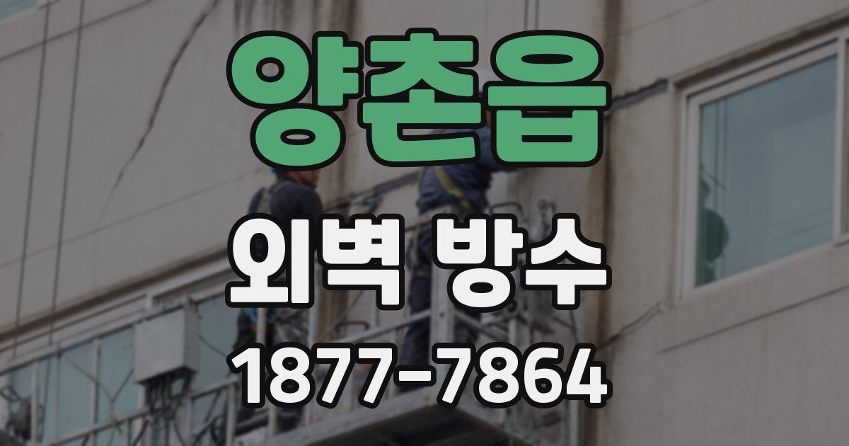 양촌읍 외벽 방수
