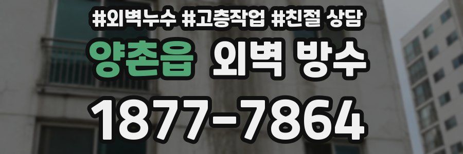 양촌읍 외벽 방수
