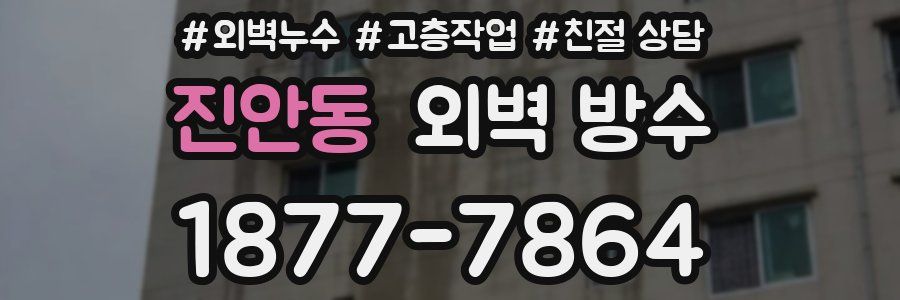 진안동 외벽 방수