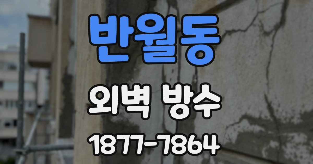 반월동 외벽 방수