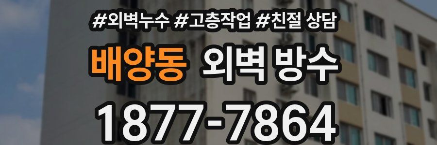 배양동 외벽 방수