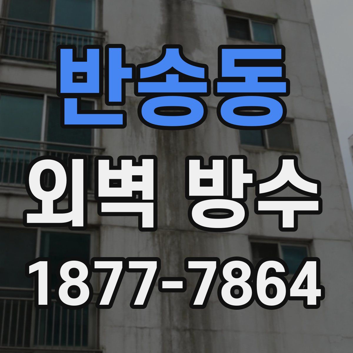 반송동 외벽 방수