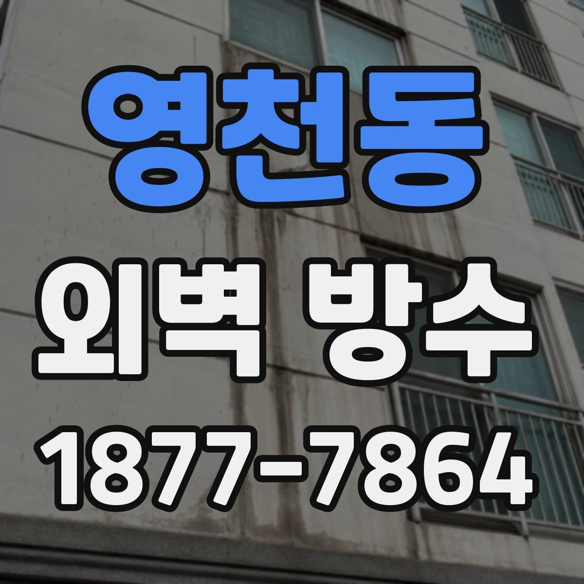 영천동 외벽 방수