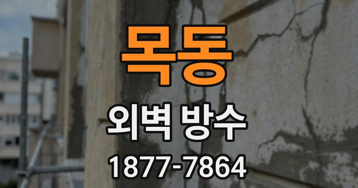 목동 외벽 방수
