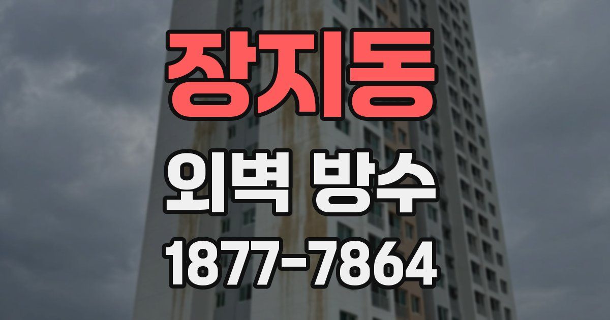 장지동 외벽 방수