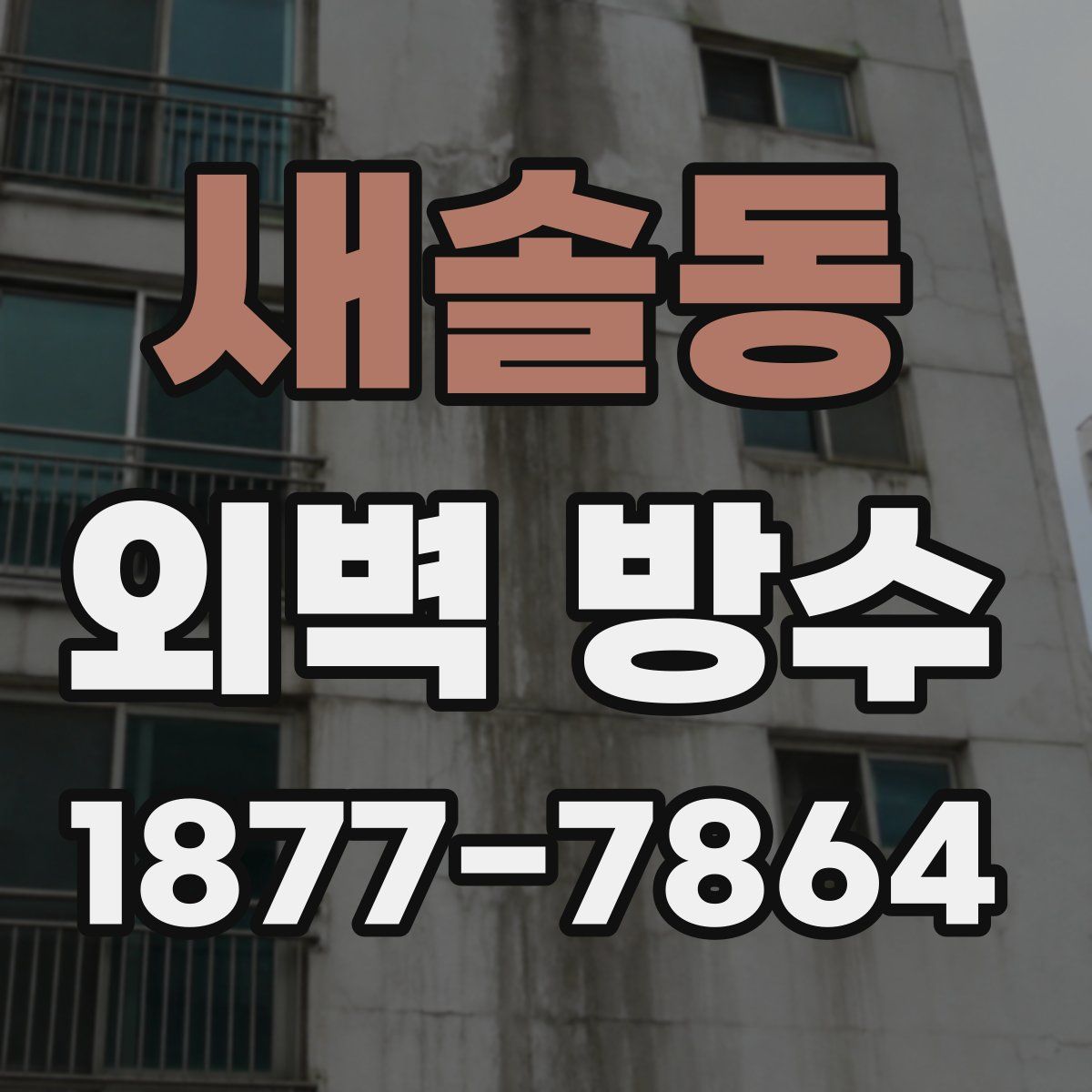 새솔동 외벽 방수