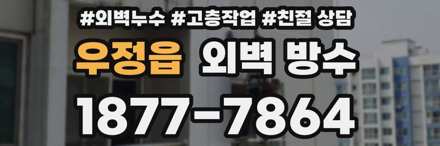 우정읍 외벽 방수