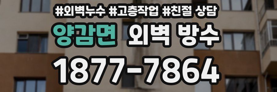 양감면 외벽 방수