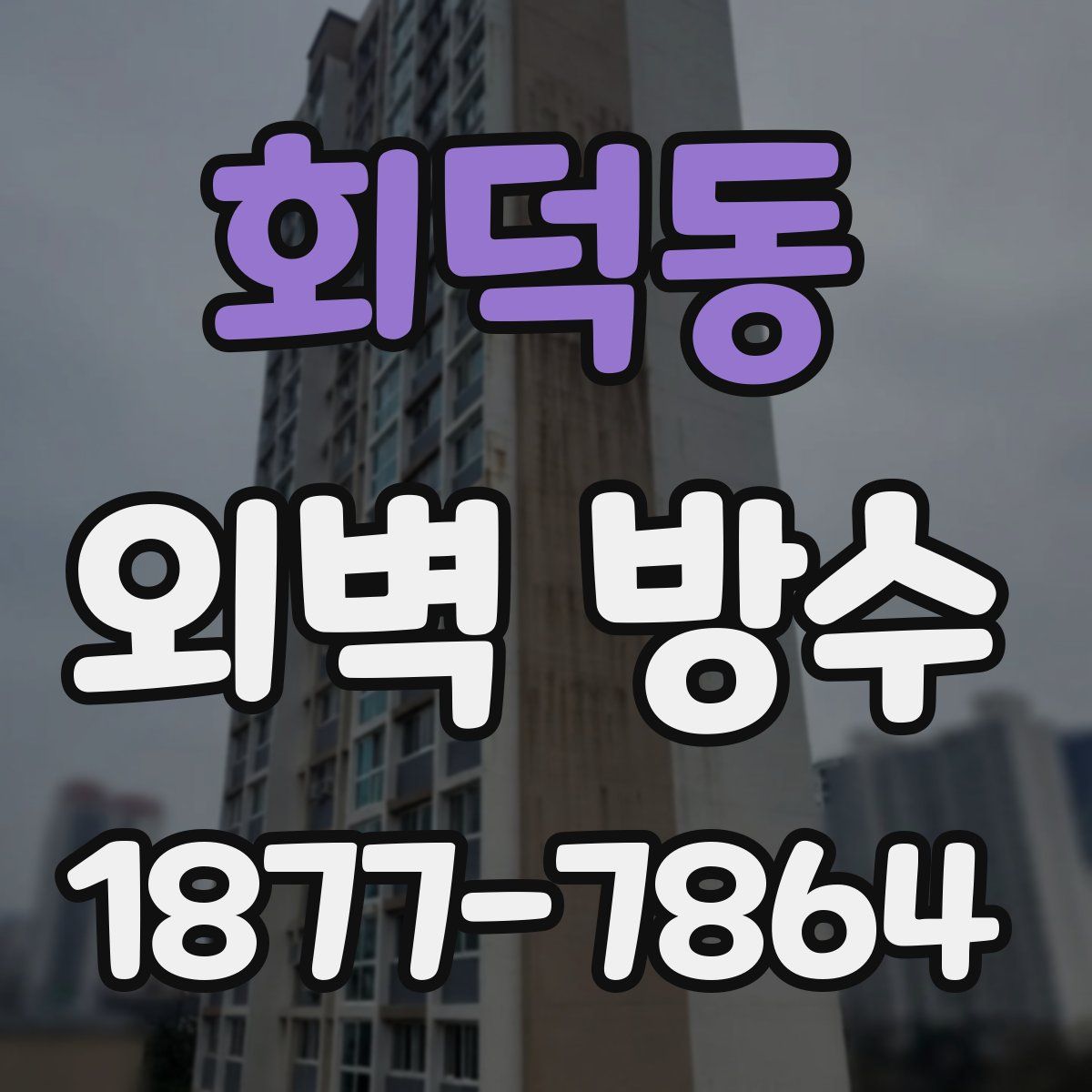 회덕동 외벽 방수