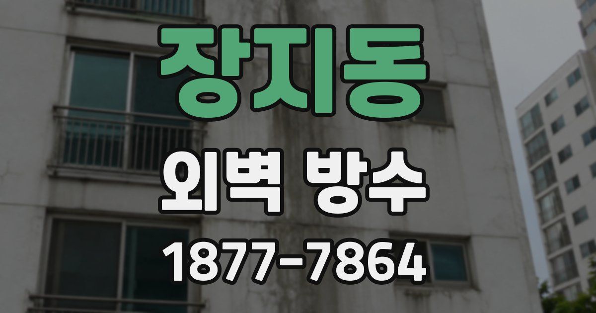 장지동 외벽 방수