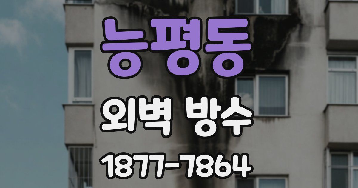 능평동 외벽 방수