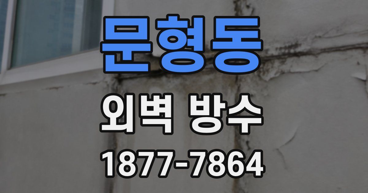 문형동 외벽 방수