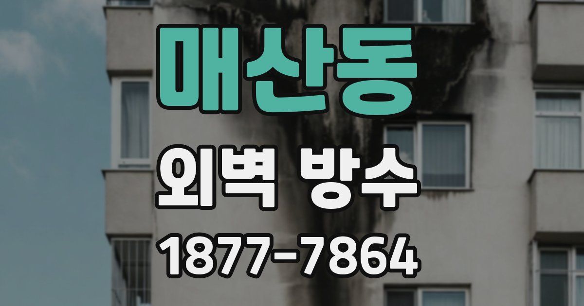 매산동 외벽 방수