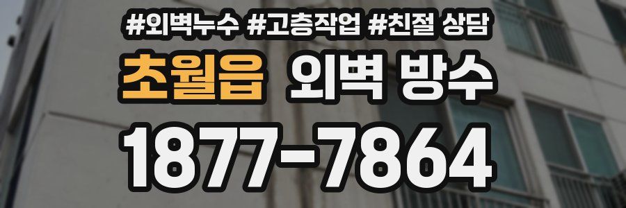 초월읍 외벽 방수
