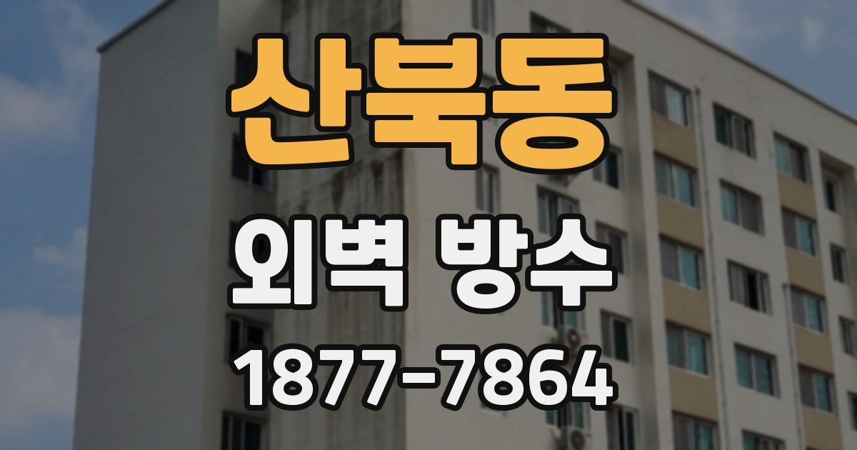 산북동 외벽 방수
