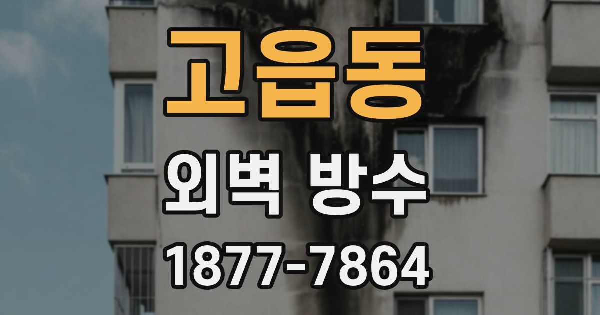 고읍동 외벽 방수