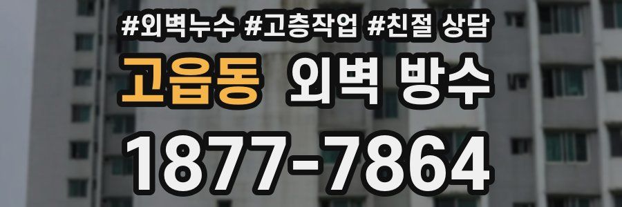 고읍동 외벽 방수