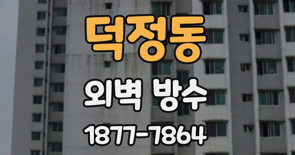 덕정동 외벽 방수