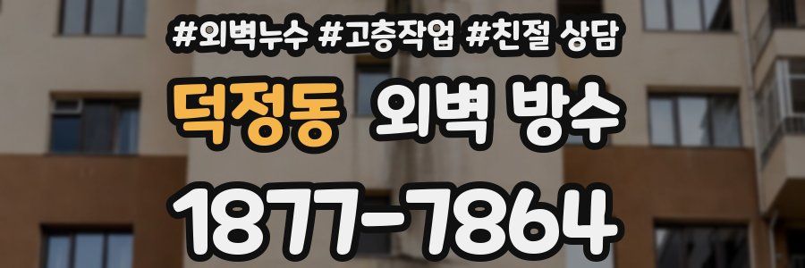 덕정동 외벽 방수