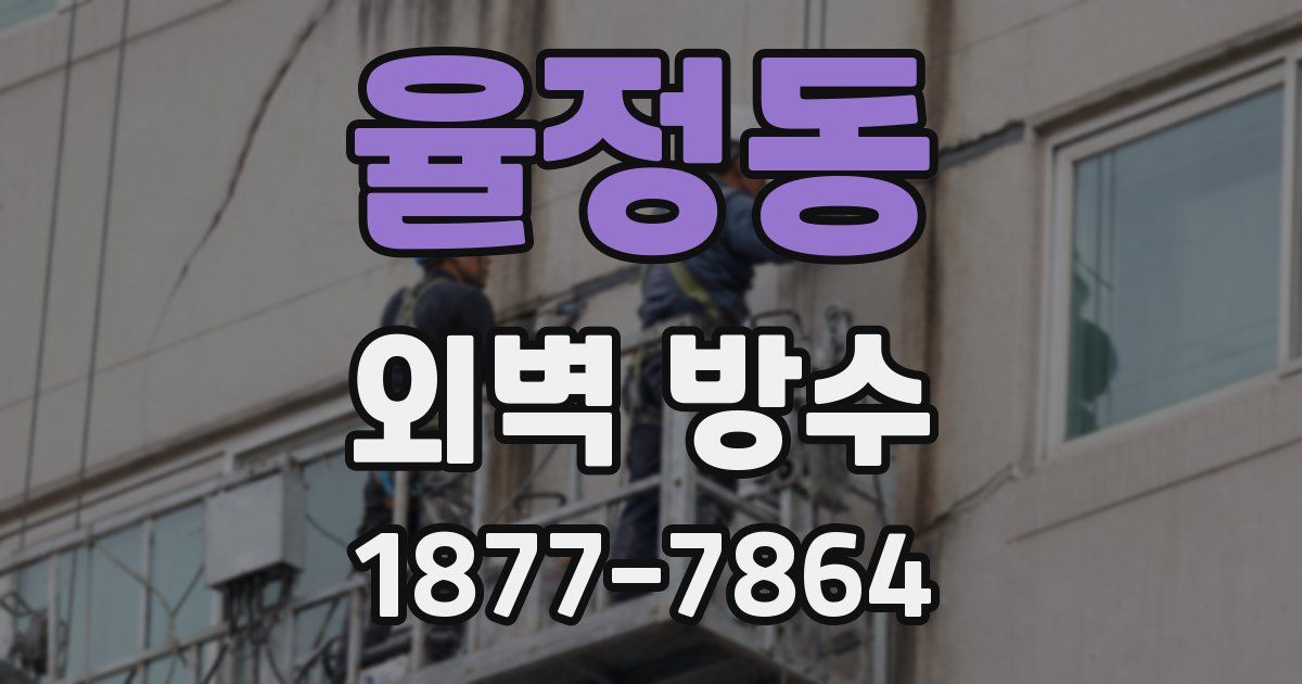율정동 외벽 방수