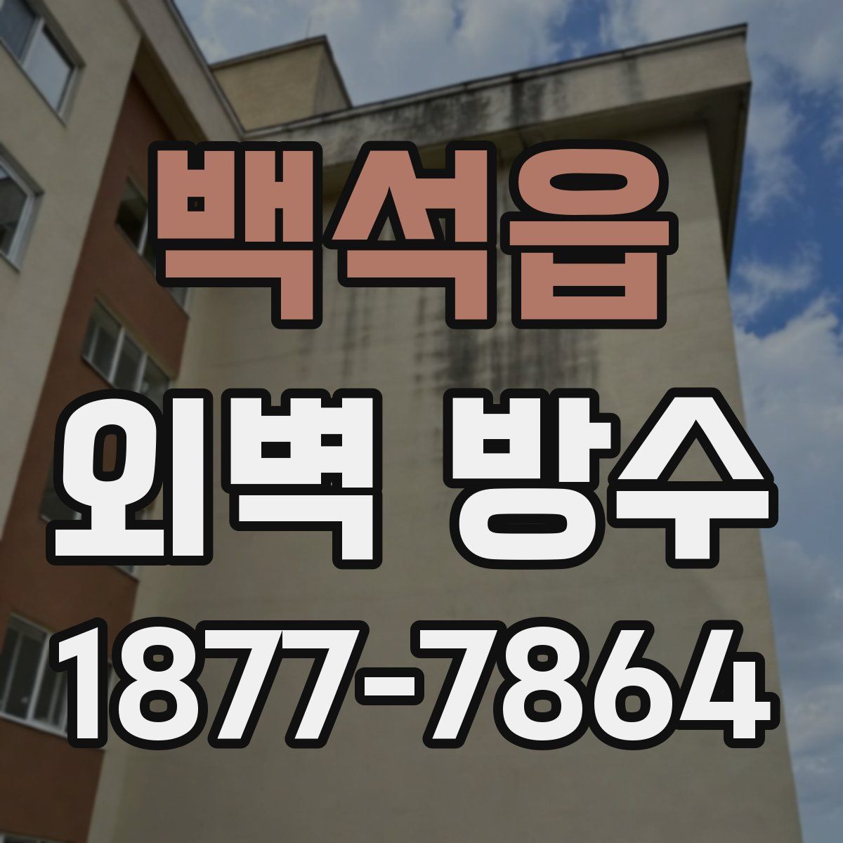 백석읍 외벽 방수