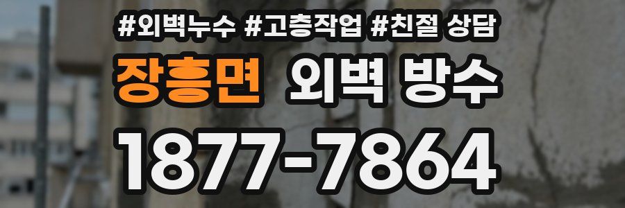 장흥면 외벽 방수