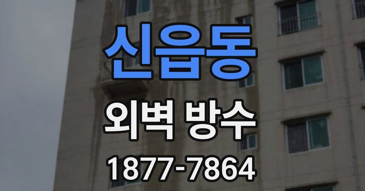 신읍동 외벽 방수
