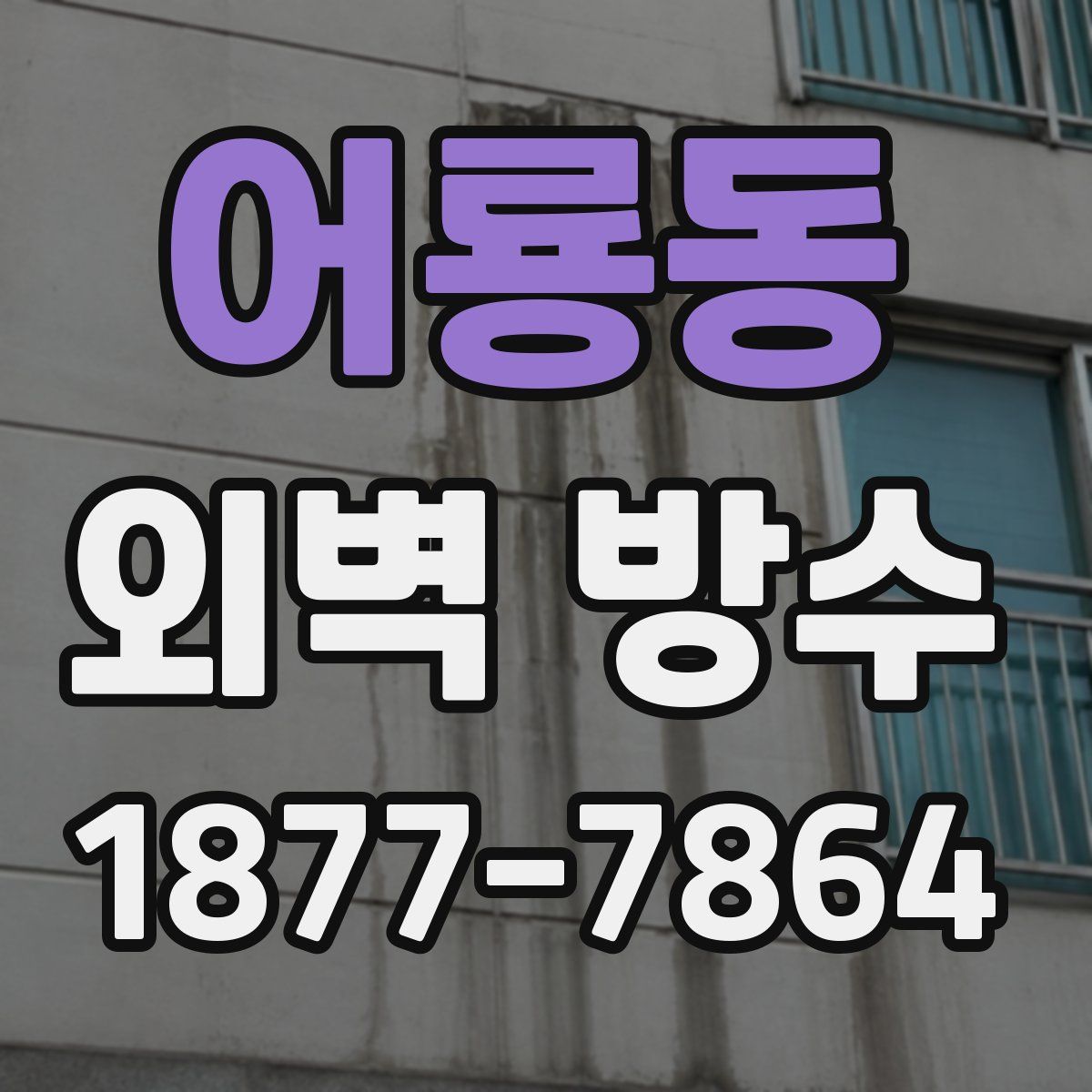 어룡동 외벽 방수
