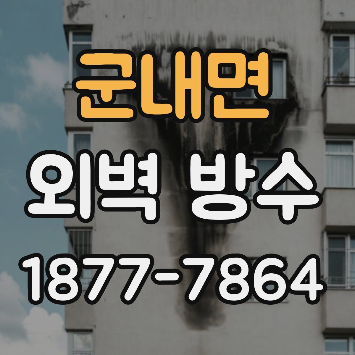 군내면 외벽 방수