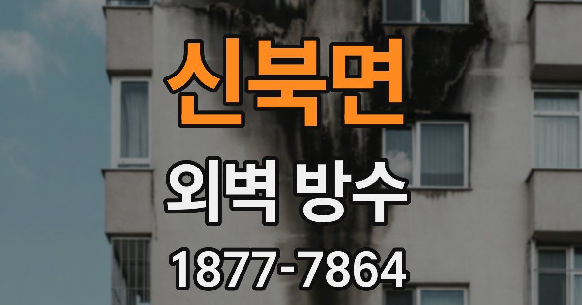 신북면 외벽 방수