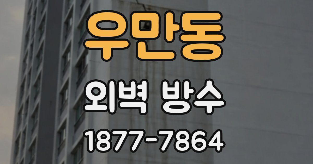 우만동 외벽 방수