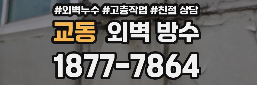 교동 외벽 방수