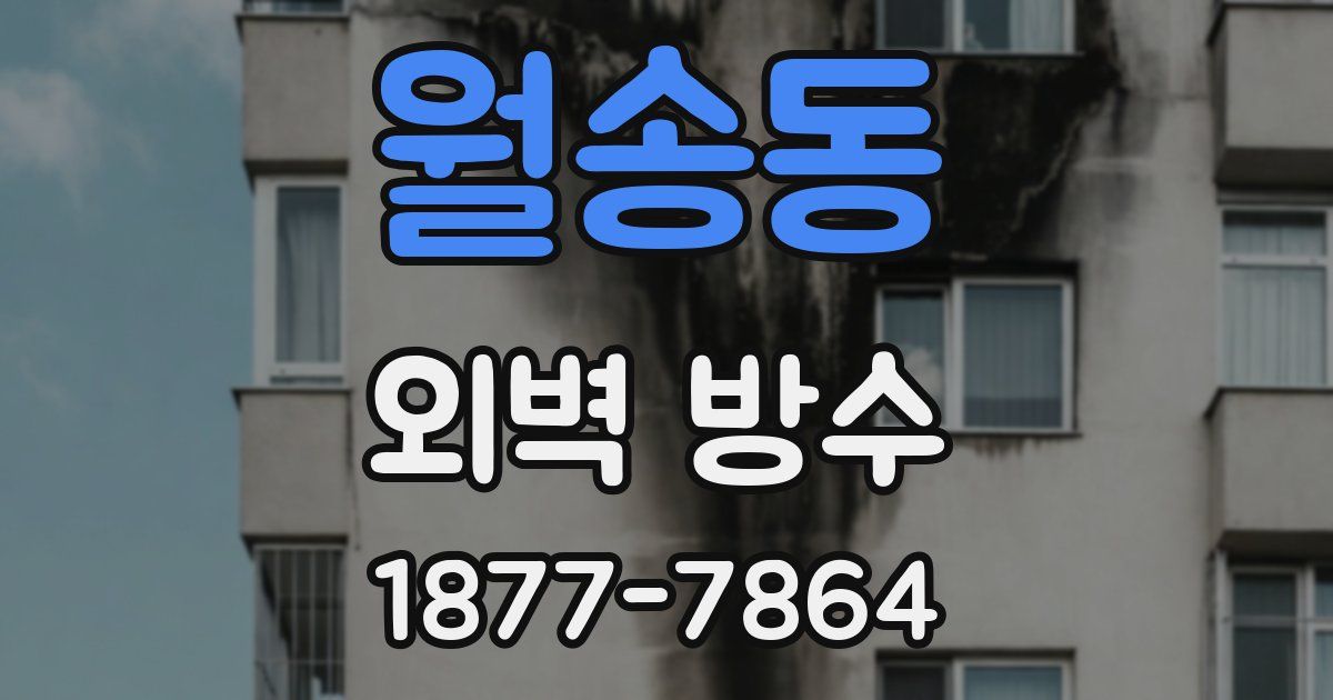 월송동 외벽 방수