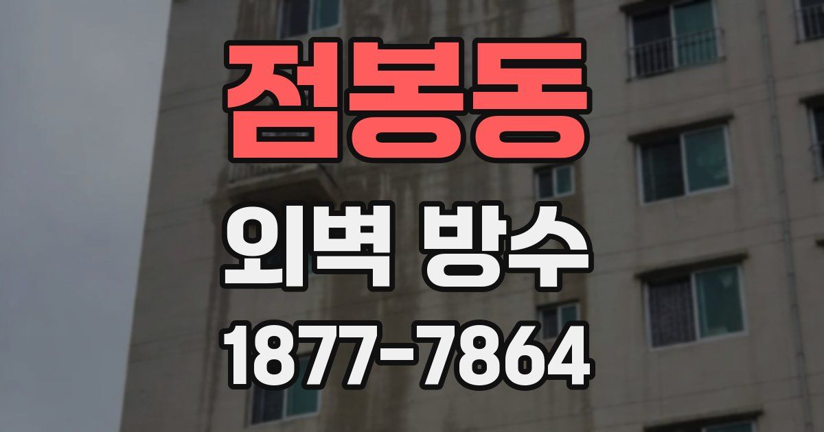 점봉동 외벽 방수