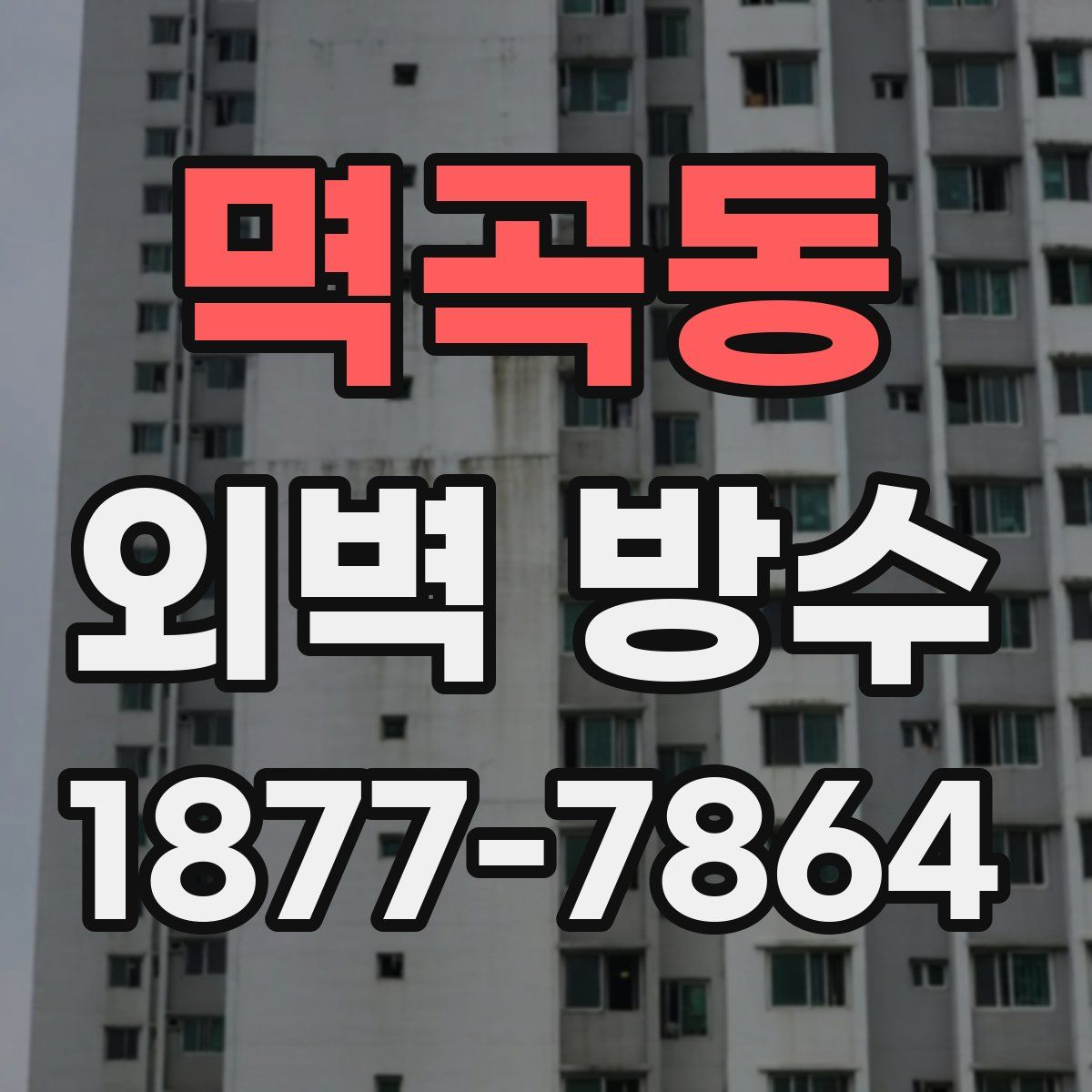 멱곡동 외벽 방수