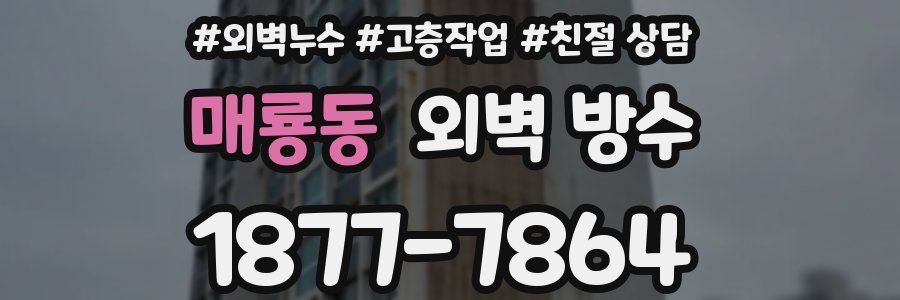 매룡동 외벽 방수