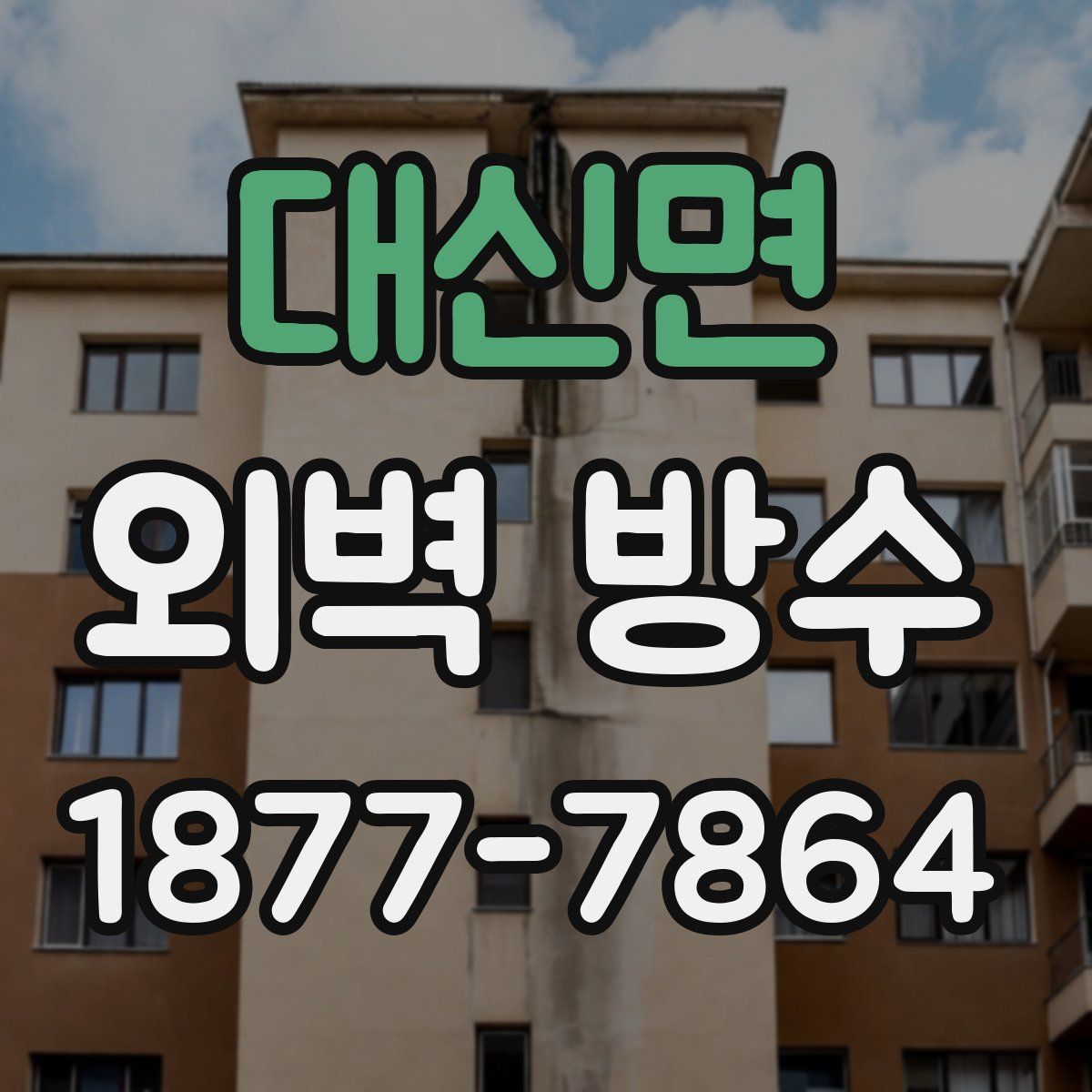 대신면 외벽 방수