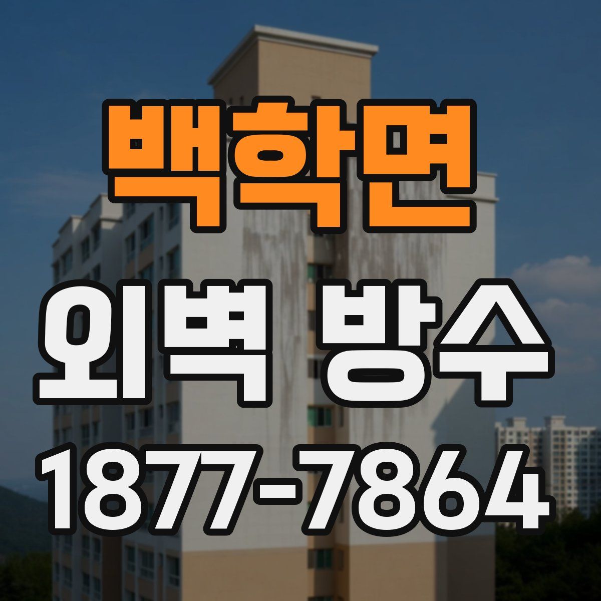 백학면 외벽 방수