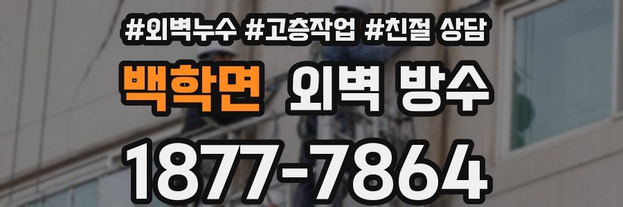 백학면 외벽 방수