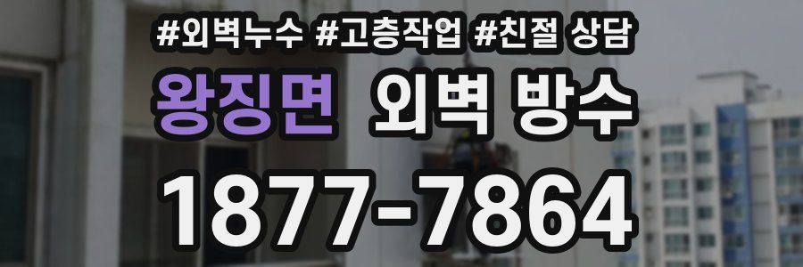 왕징면 외벽 방수