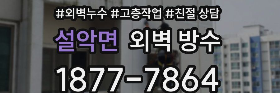 설악면 외벽 방수