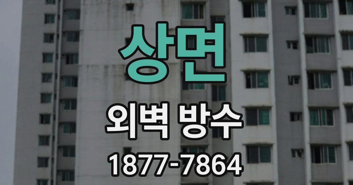 상면 외벽 방수