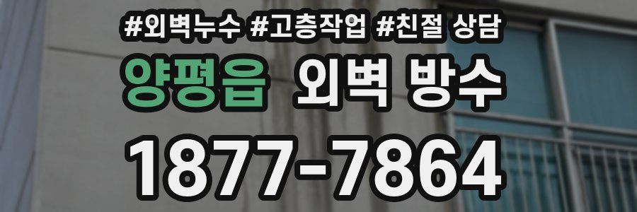 양평읍 외벽 방수