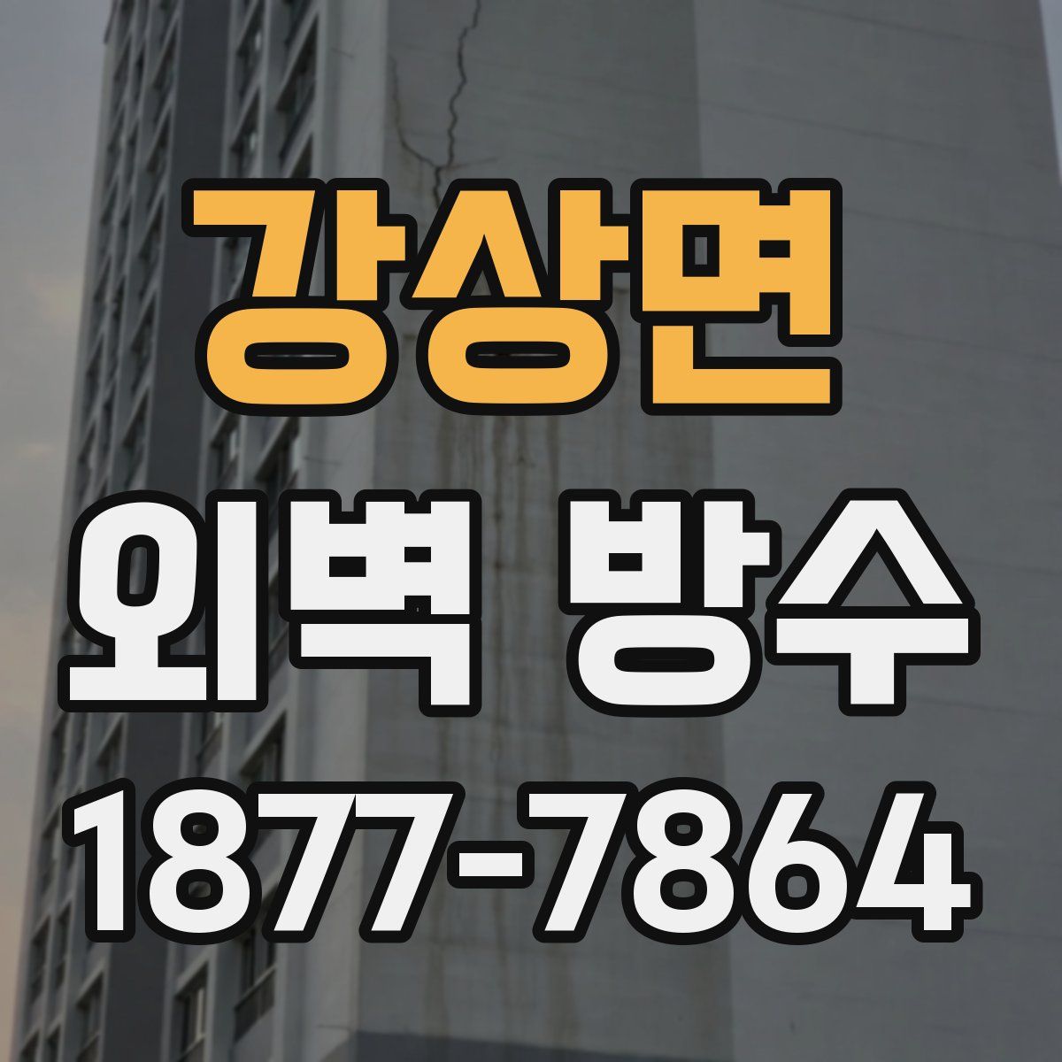 강상면 외벽 방수