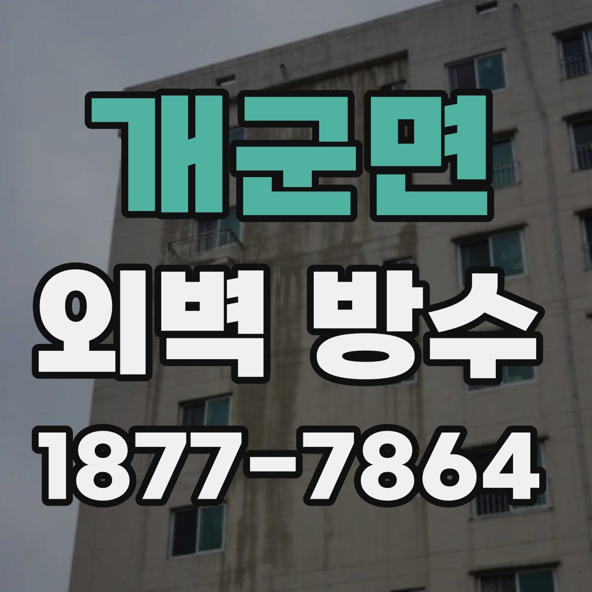 개군면 외벽 방수