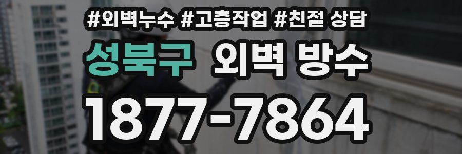 성북구 외벽 방수