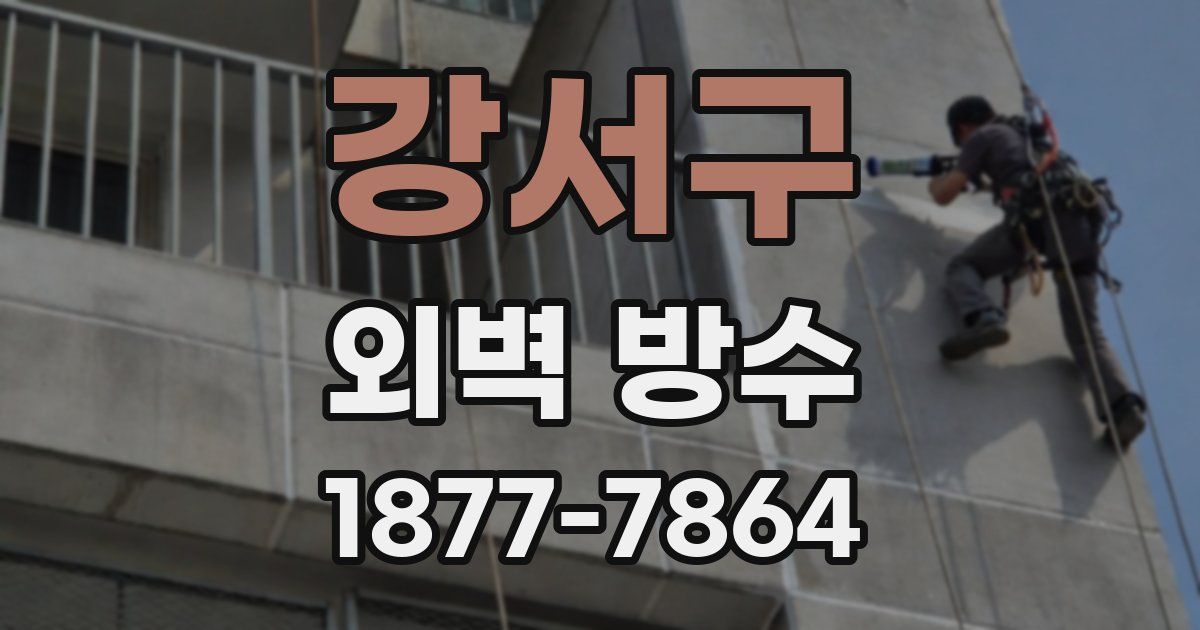 강서구 외벽 방수